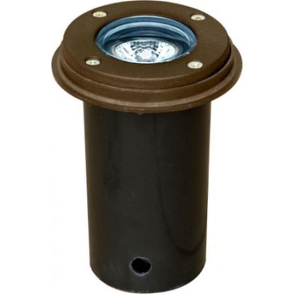 Dabmar Lighting Dabmar Lighting LV301-BZ-SLV 12V MR16 Well Light without Grill & PVC Sleeve; 20W - Bronze LV301-BZ-SLV - main